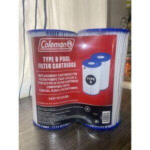 2 Pack Coleman Type IV / Type B Pool Filter Pump Replacement Cartridges